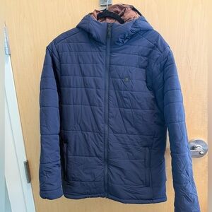 Roark Men's Great Heights Dark Blue Primaloft Puffer Jacket - Medium
